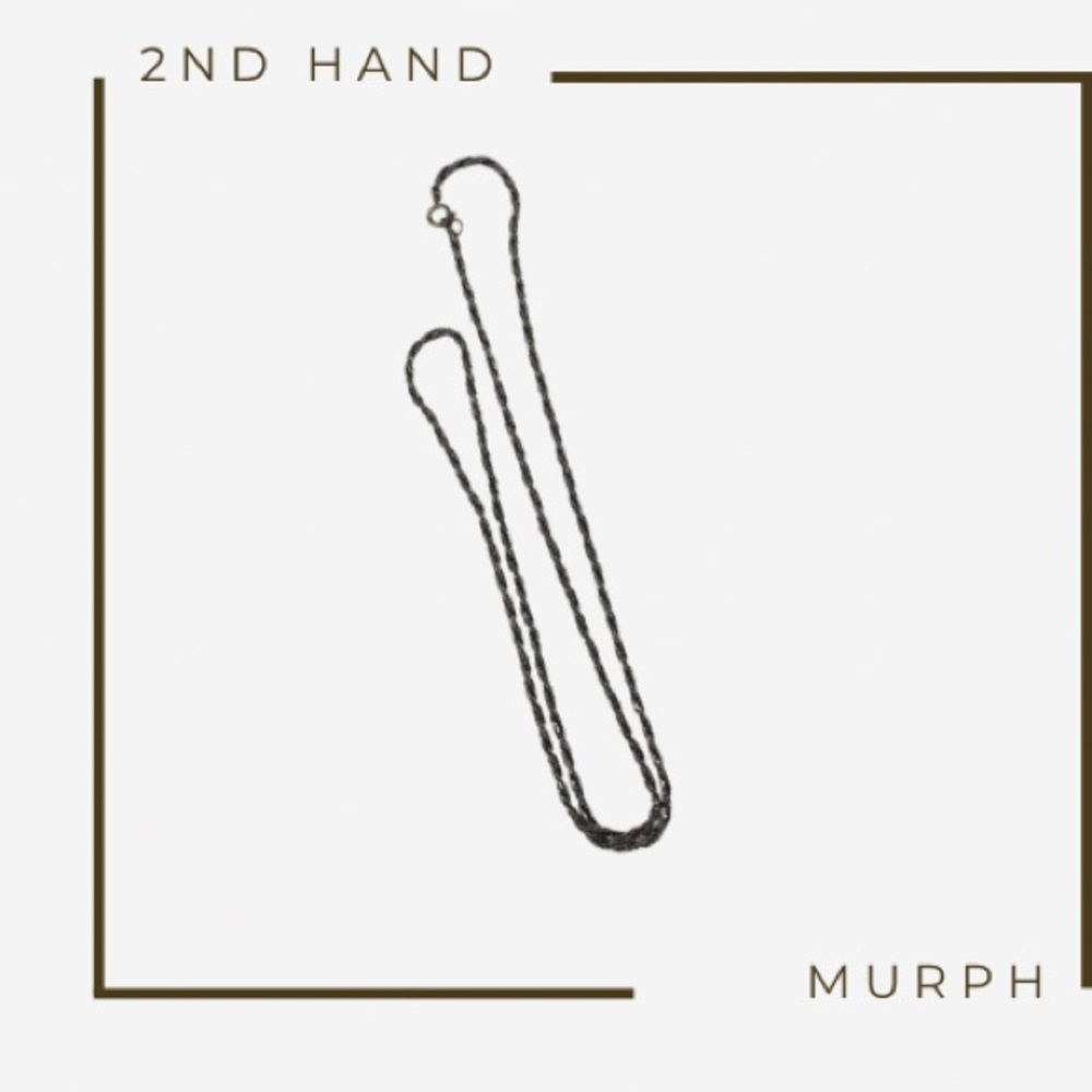 Vintage Silver Tone, Chained Statement Necklace - image 2